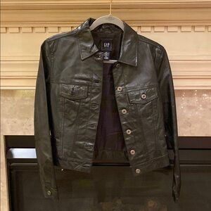 Gap leather vintage jacket